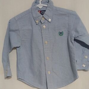 Chaps Light Blue Kids Button-Down Shirt